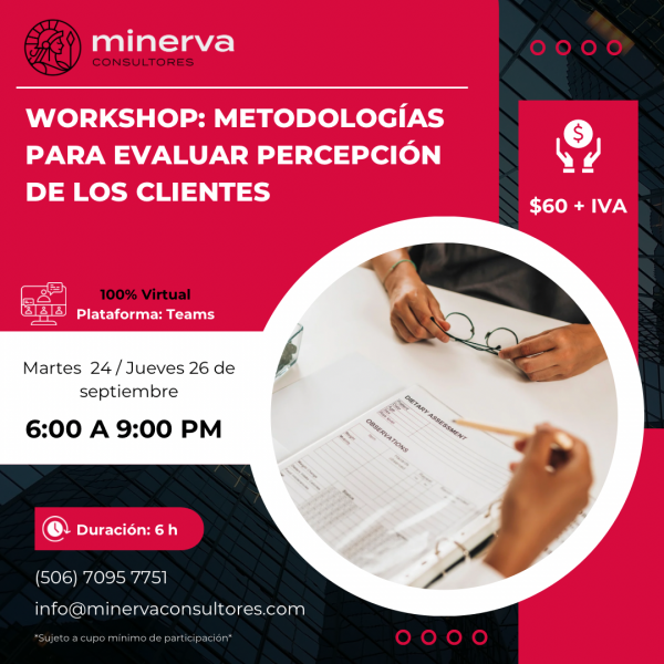 Workshop: Metodología para Evaluar Percepción de los Clientes